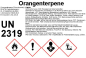 Preview: Orangenterpene-Etikett